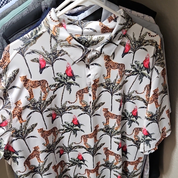 Golf Polo Other - Men's Tropical Wildlife Polo Shirt